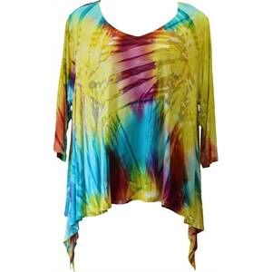 NEW IVY REED women's curvy tunic - plus in watercolor